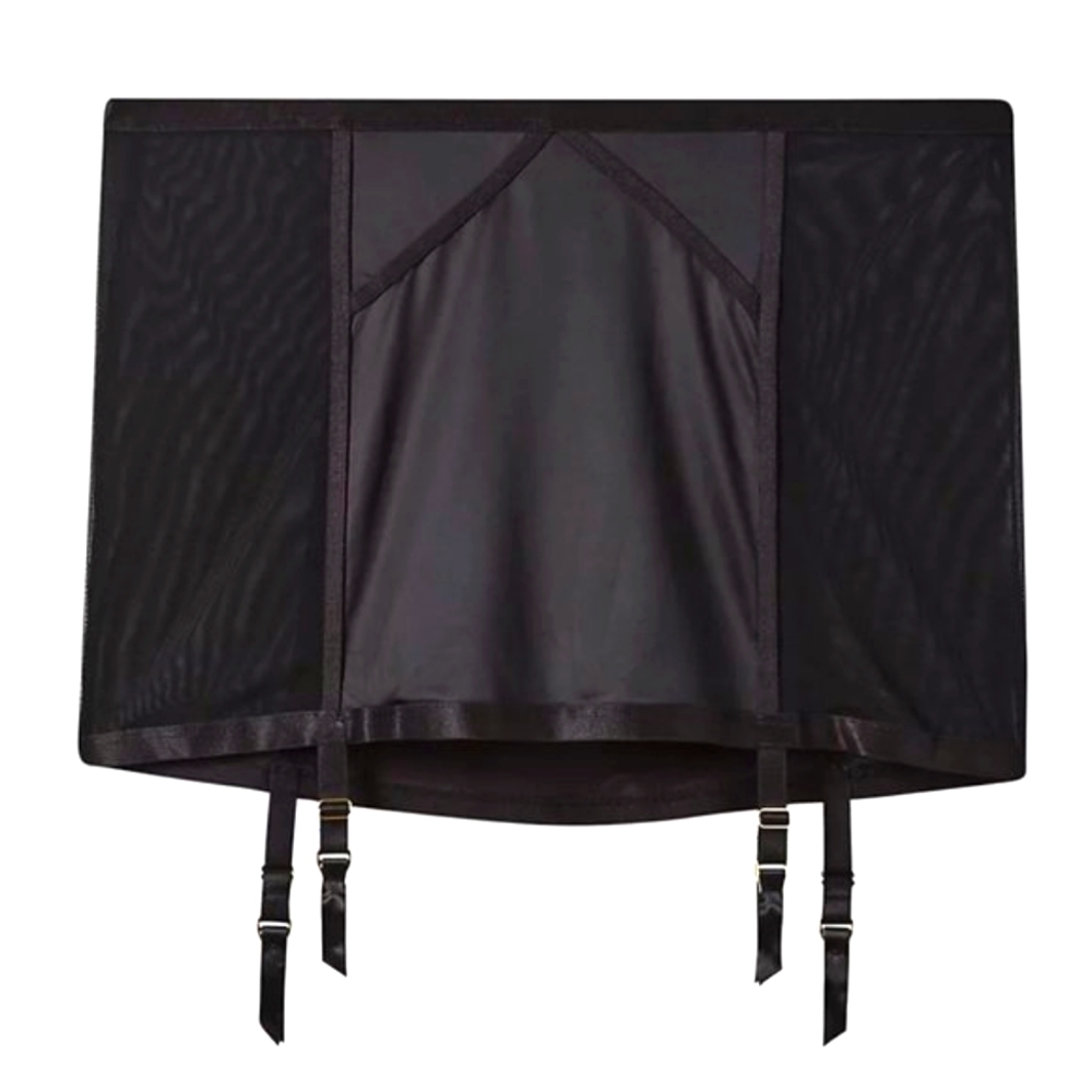 ❤️NWT TORRID LINGERIE - GARTER SKIRT - SATIN BLACK STRAPPY - PLUS SIZE - Picture 8 of 10